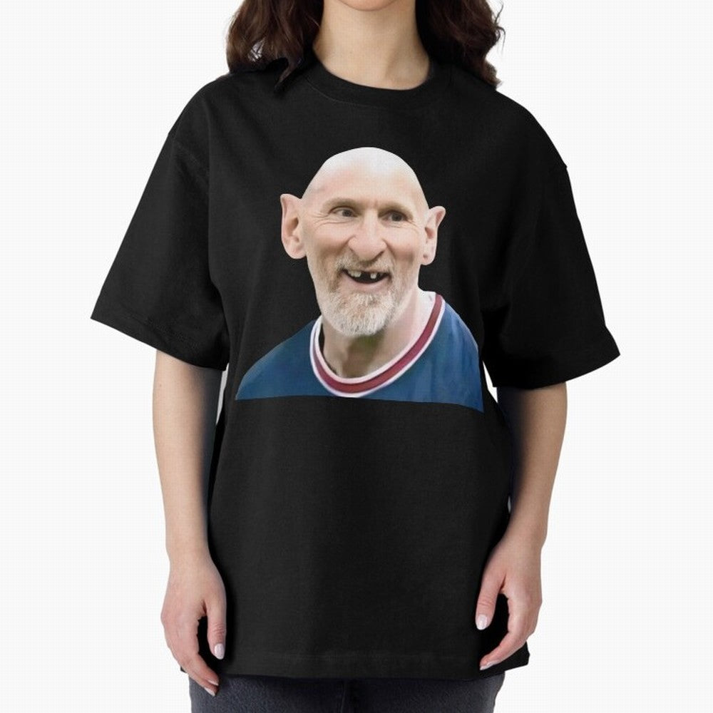 Old and Bald Messi Football Meme Oversized T-Shirt Follow the Final Road of FIFA World Cup 2026 Group Stage for Fans of Mbappe and Neymar and Argentina, France and Brazil, Bringing Stadium Memories, Football Loyalty, International Chants and