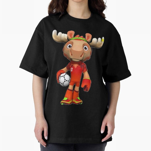 2026 World Cup, Mascots Oversized T-Shirt Cheer through Every Moment of Global Football Passion for FIFA World Cup 2026 USA Canada Mexico, Highlighting Messi, CR7 and Mbappe, Spain and Netherlands, Retro Football Energy, Iconic Rivalries, Trophy