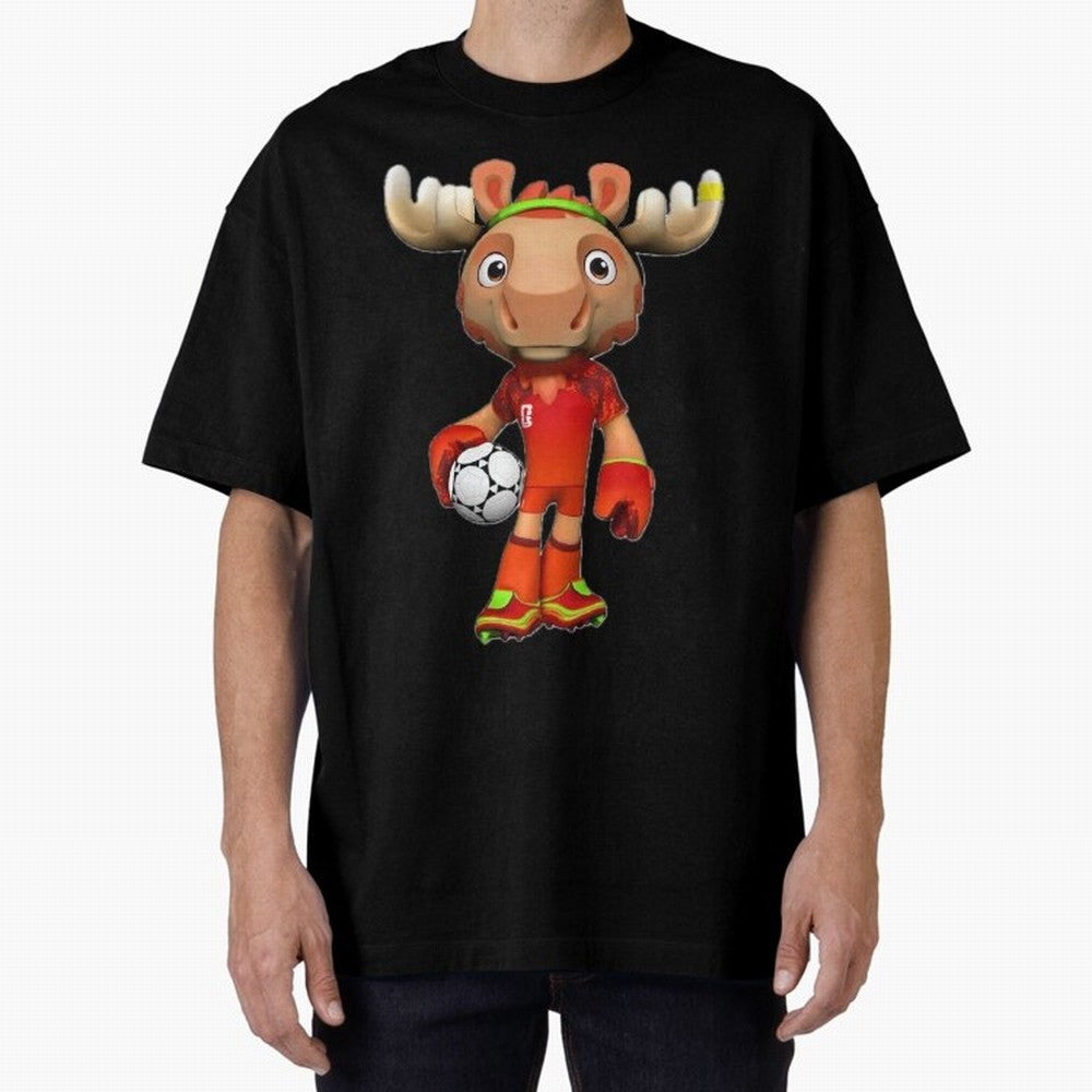 2026 World Cup, Mascots Oversized T-Shirt Cheer through Every Moment of Global Football Passion for FIFA World Cup 2026 USA Canada Mexico, Highlighting Messi, CR7 and Mbappe, Spain and Netherlands, Retro Football Energy, Iconic Rivalries, Trophy