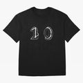 The Astral Ten ¨C Football Legend Design Oversized T-Shirt Bring Match Day Fire to FIFA World Cup 2026 USA Canada Mexico for Fans of CR7 and Messi and England and Germany, Bringing Match Day Excitement, Supporter Culture, Golden Goals and Global