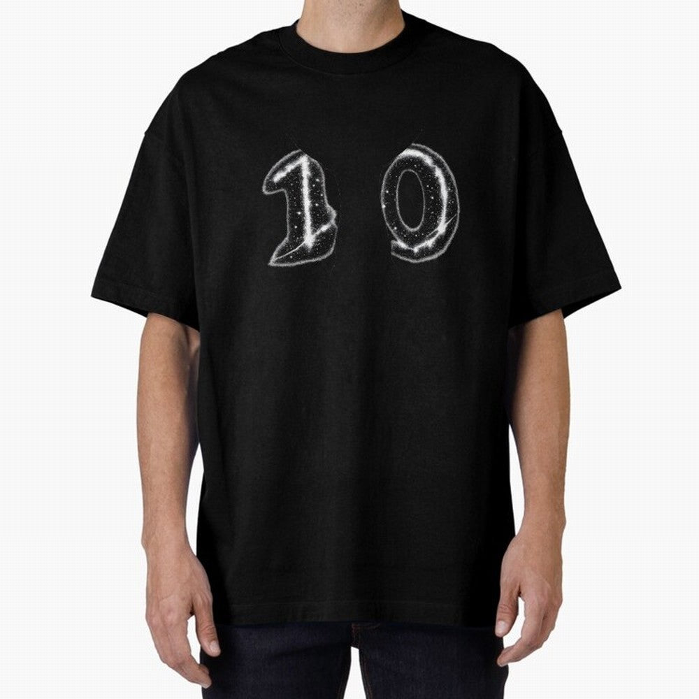The Astral Ten ¨C Football Legend Design Oversized T-Shirt Bring Match Day Fire to FIFA World Cup 2026 USA Canada Mexico for Fans of CR7 and Messi and England and Germany, Bringing Match Day Excitement, Supporter Culture, Golden Goals and Global