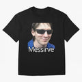 Messirve Football Meme Oversized T-Shirt Capture Stadium Memories from Match Day Hype around FIFA World Cup 2026, Haaland, France, Worldwide Fan Energy, Dramatic Goals, Stadium Lights and Championship Celebrations; Made for Collectors Who Enjoy