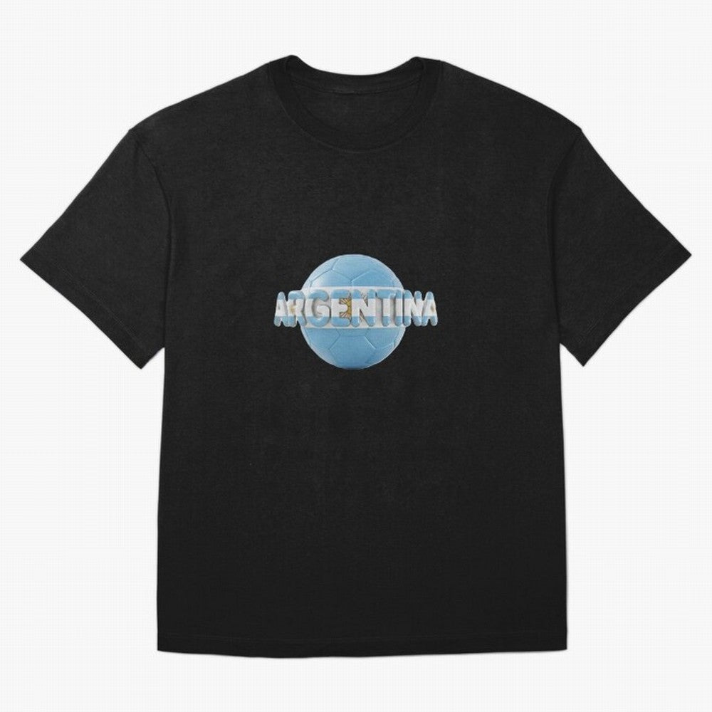 Argentina Soccer World Cup Oversized T-Shirt Honor Champions and Dreams in Match Day Hype around FIFA World Cup 2026 USA Canada Mexico, Messi, Spain, Football Festival Excitement, Trophy Ambitions, Country Rivalries and Star Player Buzz; Built for
