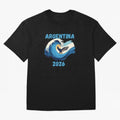 Camiseta y Calcoman¨ªa Argentina - Dise?o Bandera Albiceleste para Hinchas. Oversized T-Shirt Spotlight FIFA World Cup 2026 Group Stage Spirit, Highlighting England and Germany, Neymar, Goal Celebration Energy, Supporter Heritage, Football Icons