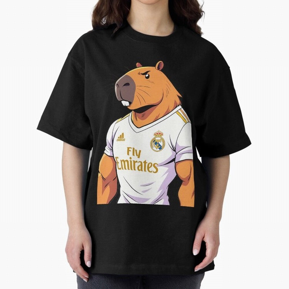 Real Madrid capybara elegant Classic T-Shirt Fuel FIFA World Cup 2026 USA Canada Mexico for Fans of Messi and Spain and Netherlands, Bringing Sports Nostalgia, International Competition, Famous Players and Unforgettable Victories; Perfect for