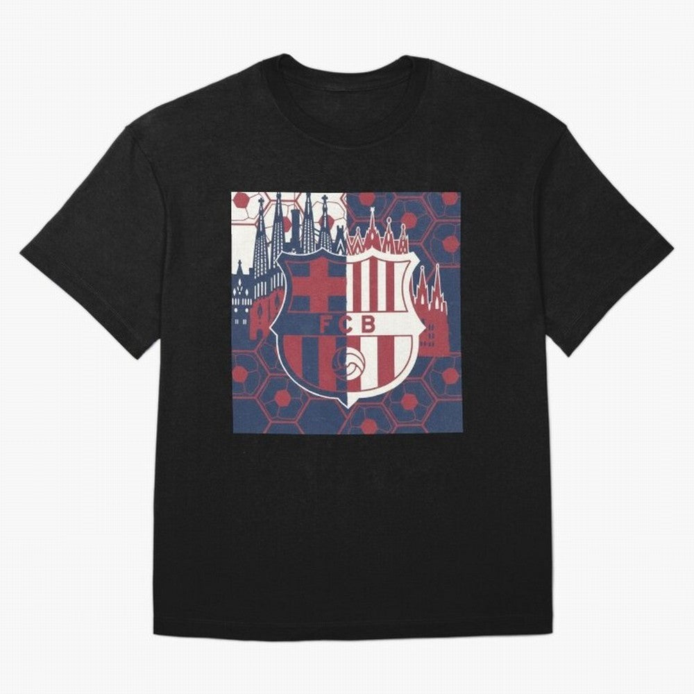 Barcelona - Football Fan Design Classic T-Shirt Carry National Pride through Global Football Passion for FIFA World Cup 2026 Group Stage, Highlighting CR7, France, Champion Mindset, Group Stage Buzz, Knockout Tension and Passionate Fan Culture;