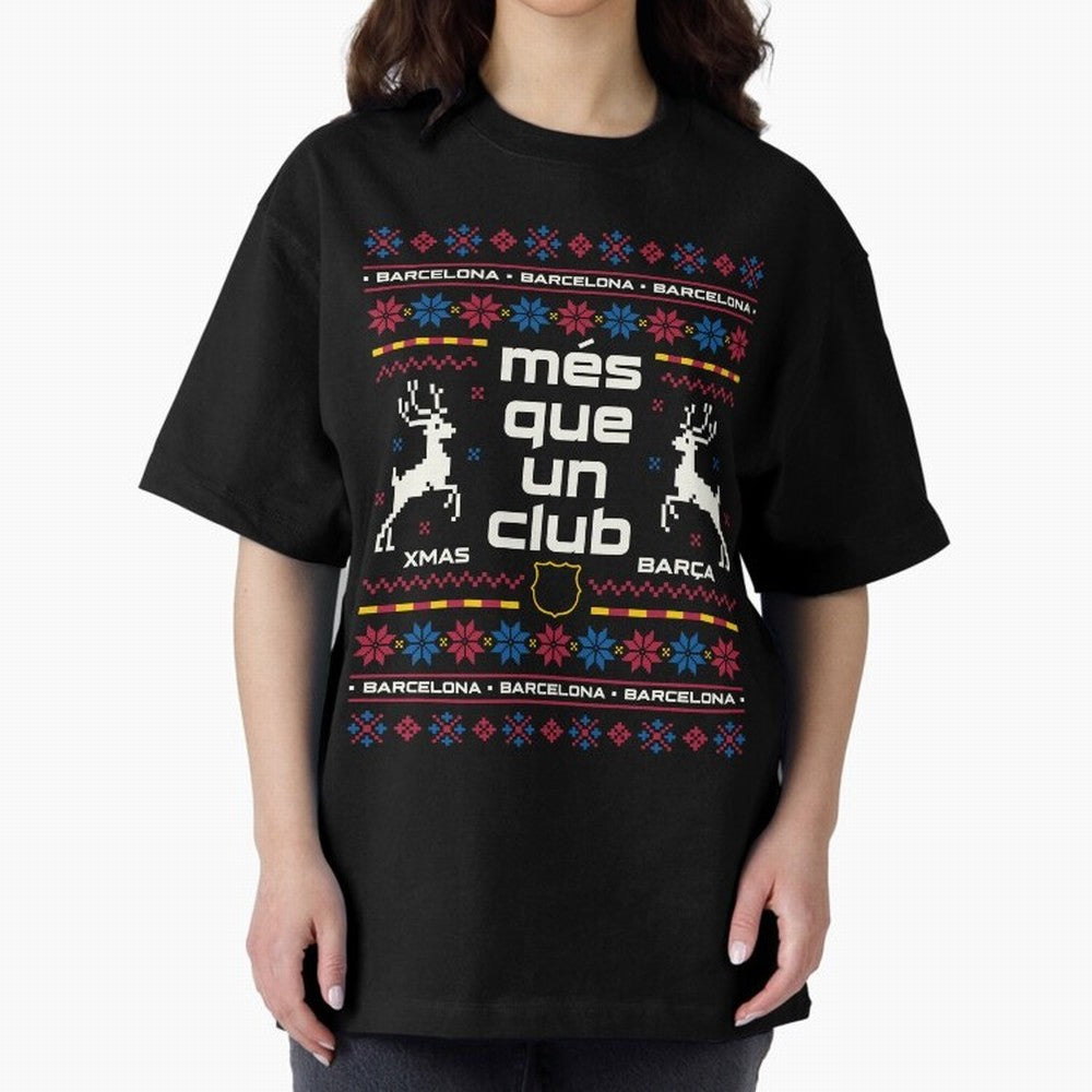 FC Barcelona Christmas Classic T-Shirt Bring Home the FIFA World Cup 2026 Journey through Haaland Highlights, France and Portugal Pride, Global Supporter Spirit, Legendary Goals, National Colors and Tournament Celebration; Great for Watch Parties,