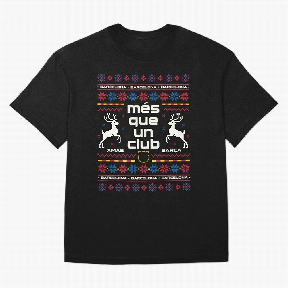 FC Barcelona Christmas Classic T-Shirt Bring Home the FIFA World Cup 2026 Journey through Haaland Highlights, France and Portugal Pride, Global Supporter Spirit, Legendary Goals, National Colors and Tournament Celebration; Great for Watch Parties,
