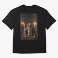 Messi the King 1 Oversized T-Shirt Join the Global Buzz around FIFA World Cup 2026 USA Canada Mexico Spirit, Made for Argentina and Brazil, Cristiano Ronaldo, Football Festival Excitement, Trophy Ambitions, Country Rivalries and Star Player Buzz;