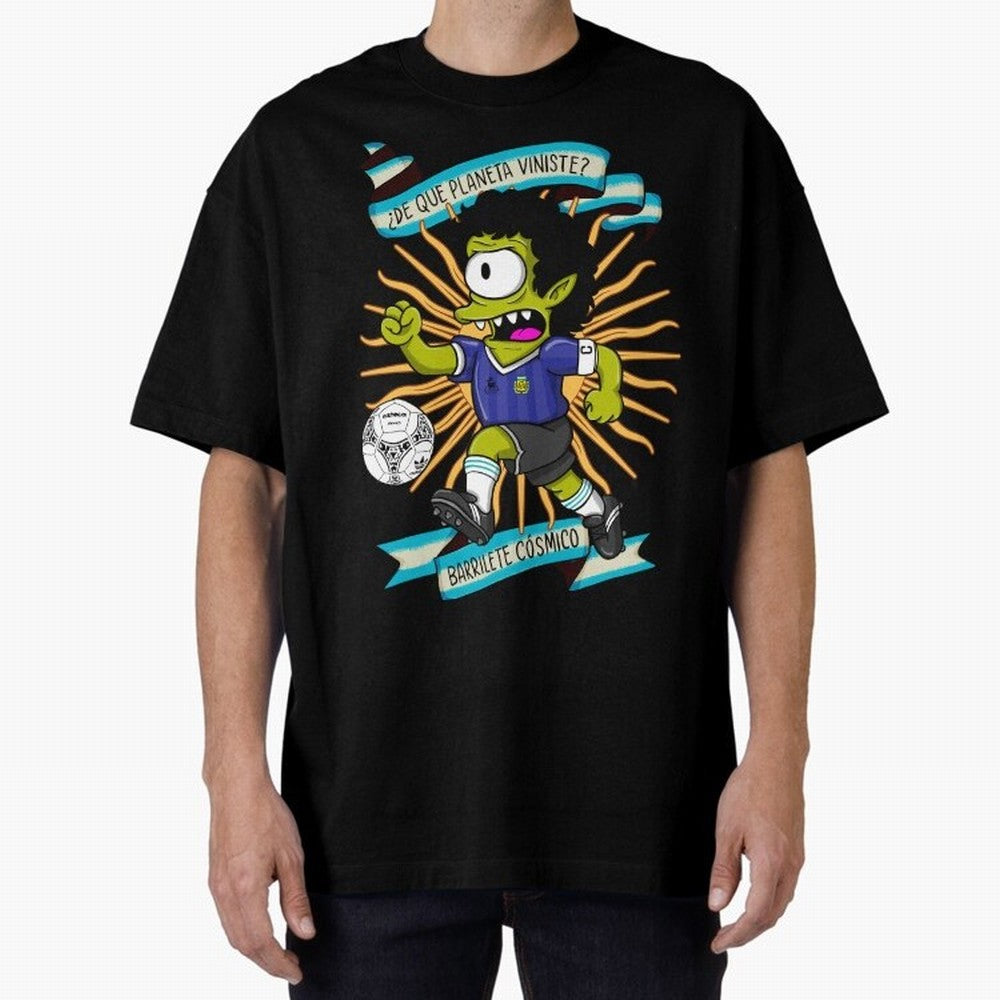 WHAT PLANET DID YOU COME FROM? Oversized T-Shirt Celebrate the Next Chapter of FIFA World Cup 2026 Group Stage Spirit, Highlighting Spain, Messi, Neymar and Mbappe, Stadium Memories, Football Loyalty, International Chants and Championship