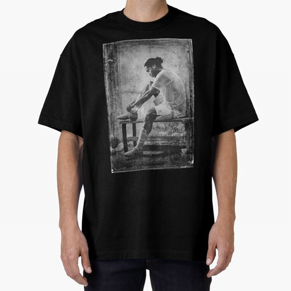 Ronaldinho Vintage Classic T-Shirt Follow the Final Road of FIFA World Cup 2026 Spirit, Inspired by Portugal, CR7 and Messi, Retro Football Energy, Iconic Rivalries, Trophy Chase Drama and Stadium Atmosphere; Perfect for Fans, Collectors, Family