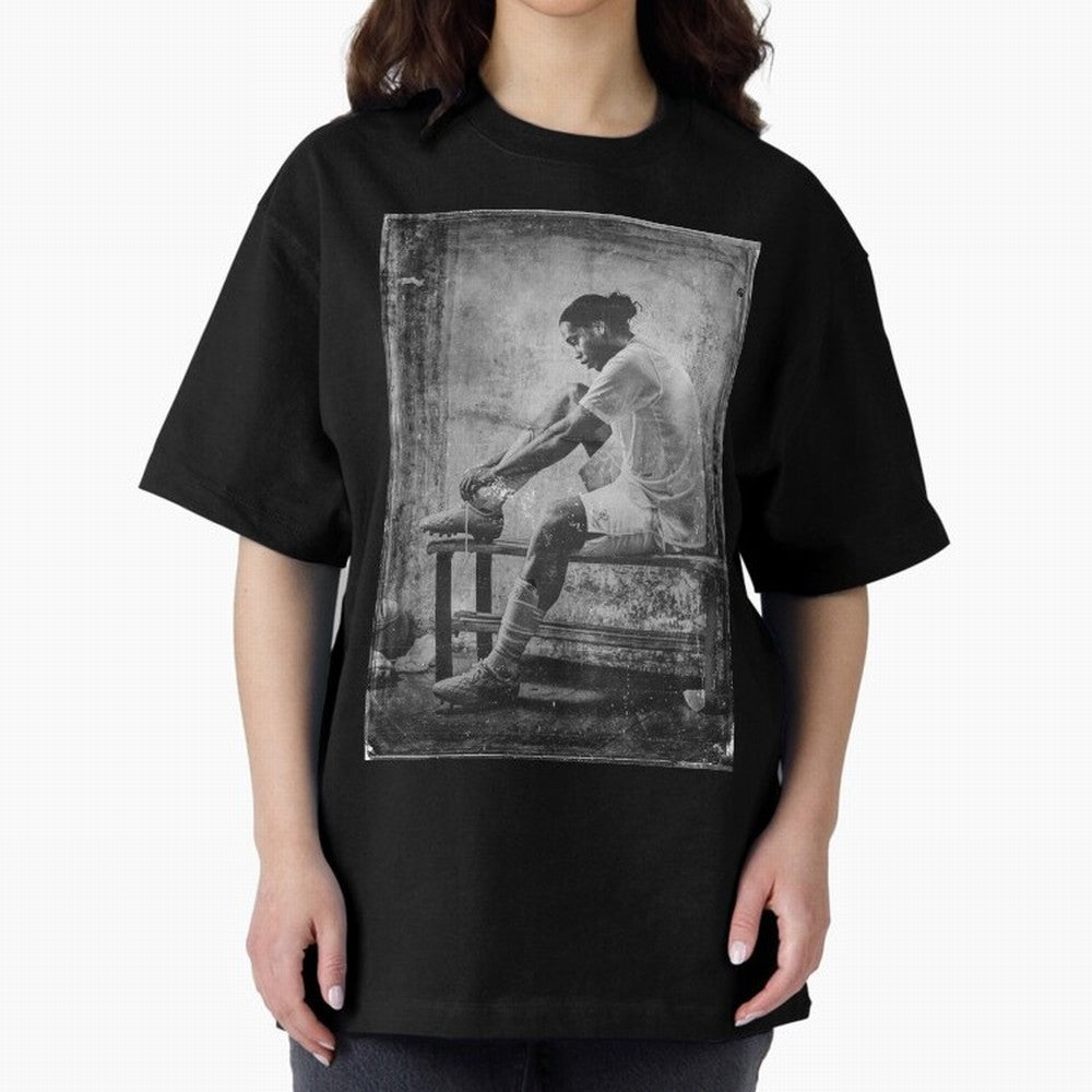Ronaldinho Vintage Classic T-Shirt Follow the Final Road of FIFA World Cup 2026 Spirit, Inspired by Portugal, CR7 and Messi, Retro Football Energy, Iconic Rivalries, Trophy Chase Drama and Stadium Atmosphere; Perfect for Fans, Collectors, Family