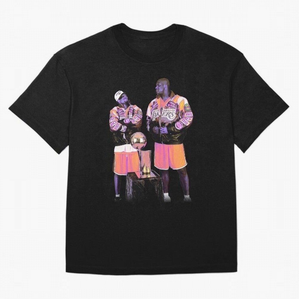 kobe Shaq Oversized T-Shirt Oversized T-Shirt Capture Stadium Memories from Global Football Passion for FIFA World Cup 2026 Group Stage, Capturing Haaland and Mbappe, Brazil, Portugal and Argentina, Vintage Soccer Flavor, Modern Football Stars,