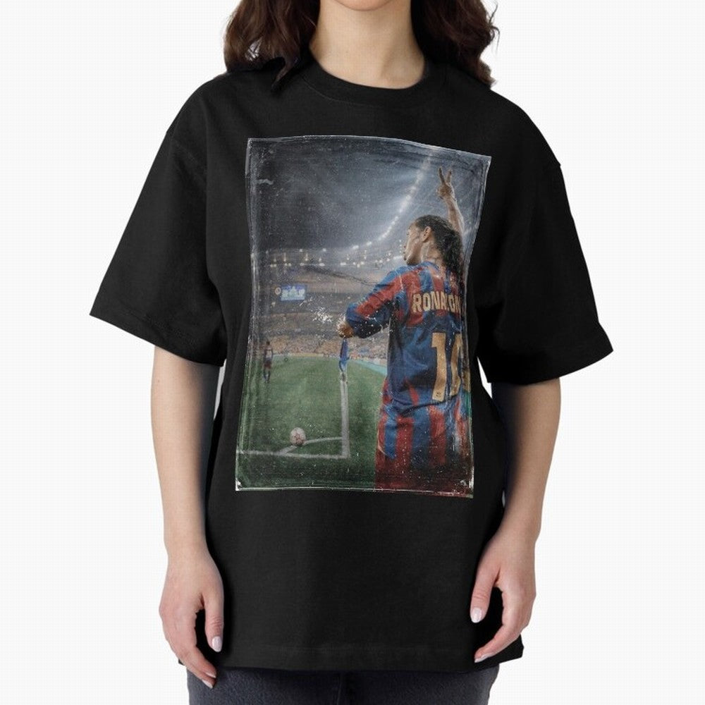 Ronaldinho Vintage Classic T-Shirt Relive the Noise and Pride of Global Football Passion for FIFA World Cup 2026 USA Canada Mexico, Highlighting CR7, Argentina, Global Supporter Spirit, Legendary Goals, National Colors and Tournament Celebration;