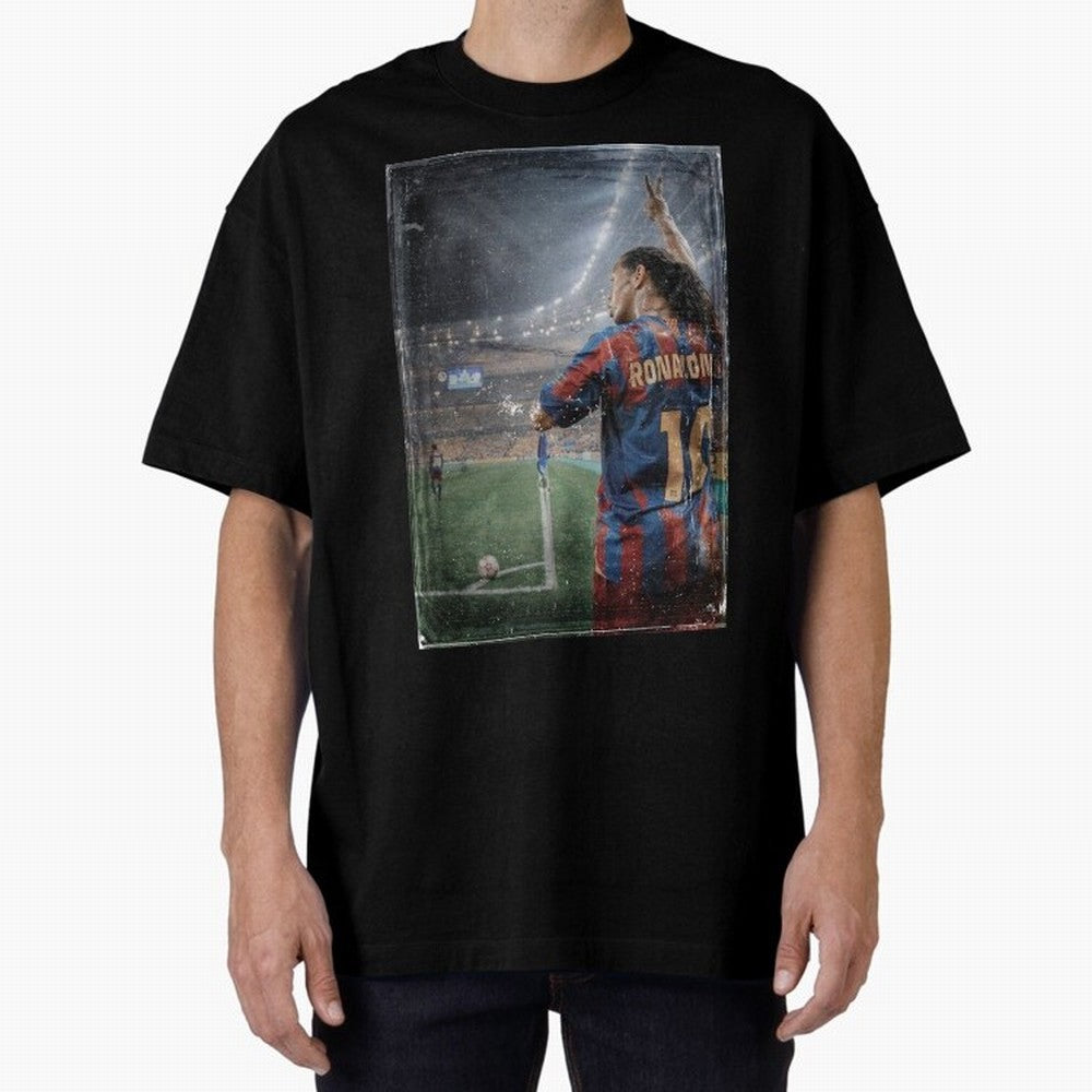 Ronaldinho Vintage Classic T-Shirt Relive the Noise and Pride of Global Football Passion for FIFA World Cup 2026 USA Canada Mexico, Highlighting CR7, Argentina, Global Supporter Spirit, Legendary Goals, National Colors and Tournament Celebration;