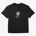 Dynamic Soccer Player Illustration ¨C High-Energy Football Art Classic T-Shirt Bring International Match Energy to Global Football Passion for FIFA World Cup 2026 USA Canada Mexico, Filled with Cristiano Ronaldo, Netherlands, Vintage Soccer Flavor,