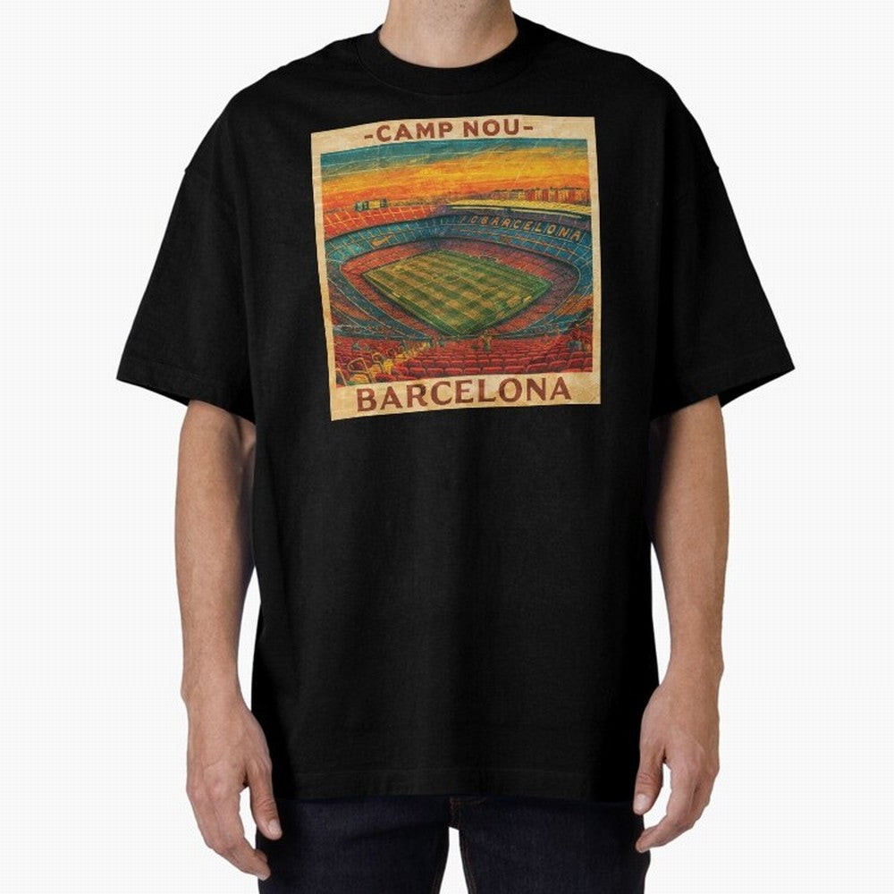 Camp Nou Barcelona FC Classic T-Shirt Show Match Day Excitement for Global Football Passion for FIFA World Cup 2026, Made for CR7, Argentina, France and Brazil, Match Day Excitement, Supporter Culture, Golden Goals and Global Football Passion; Made