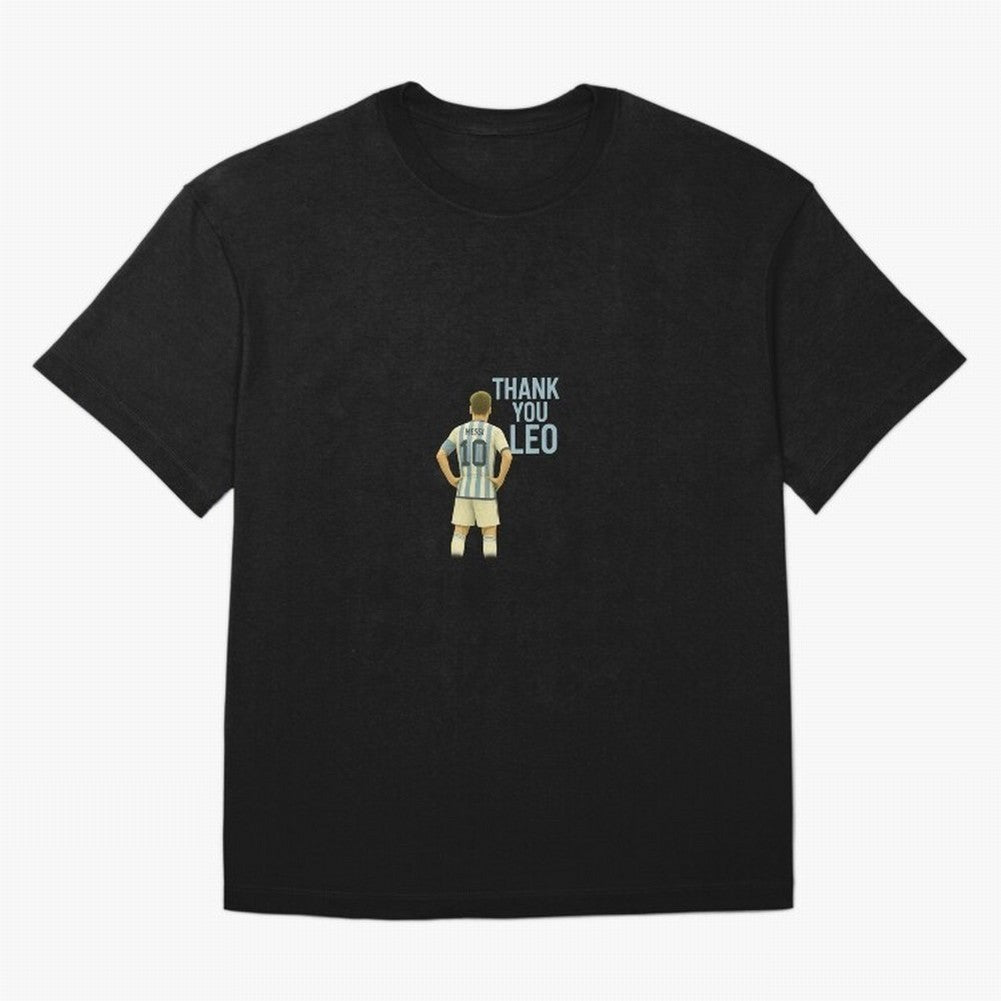 Thank You Leo ¨C Messi Farewell Tribute Essential T-Shirt Celebrate the Magic of FIFA World Cup 2026 USA Canada Mexico Connected to Cristiano Ronaldo, Haaland and CR7, Brazil, Portugal and Argentina Energy, Retro Football Energy, Iconic Rivalries,