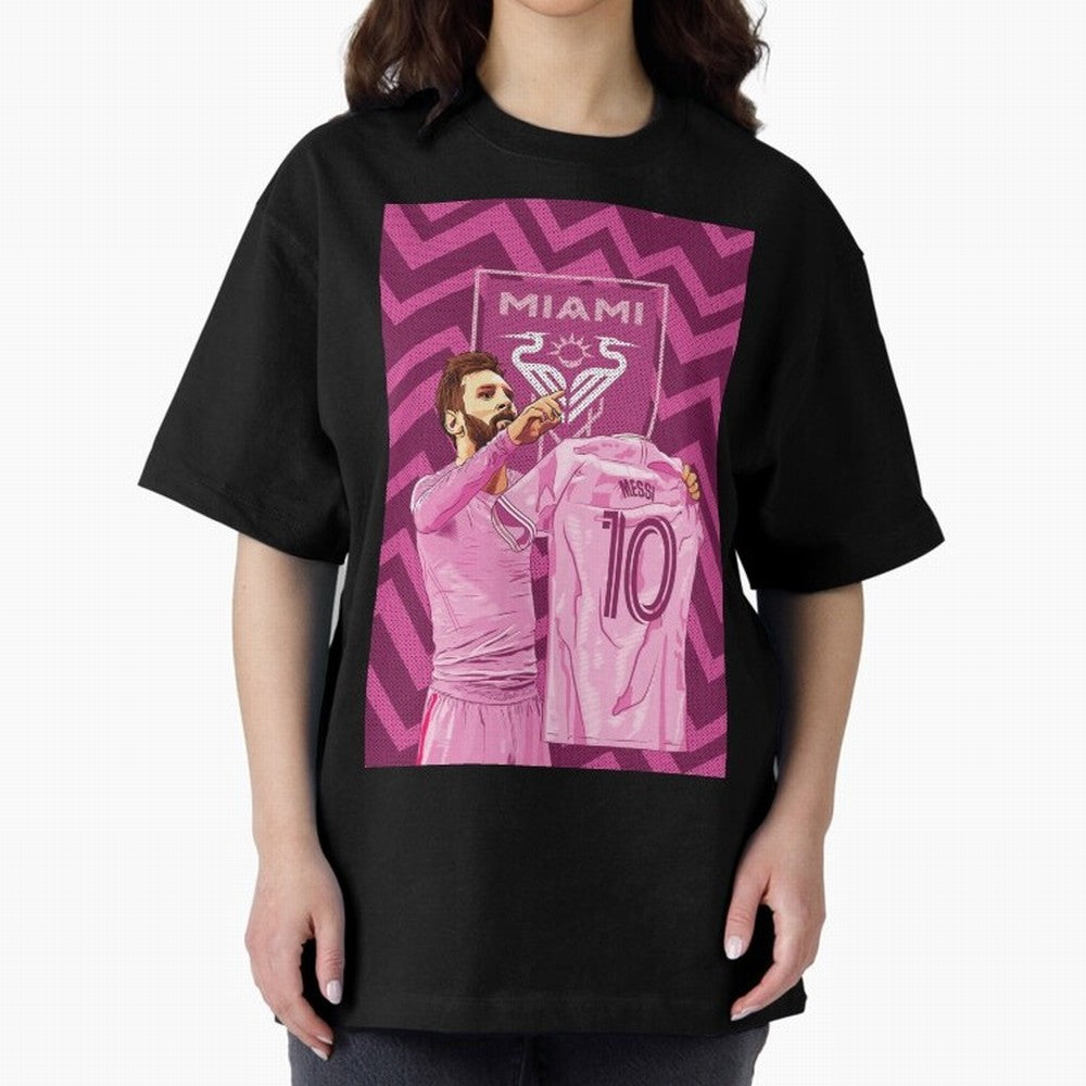 Messi in Inter Miami Classic T-Shirt Celebrate the Magic of the FIFA World Cup 2026 Group Stage Journey through Messi, CR7 and Mbappe Highlights, Brazil, Portugal and Argentina Pride, Football History, Final Match Energy, Crowd Noise and Once in a