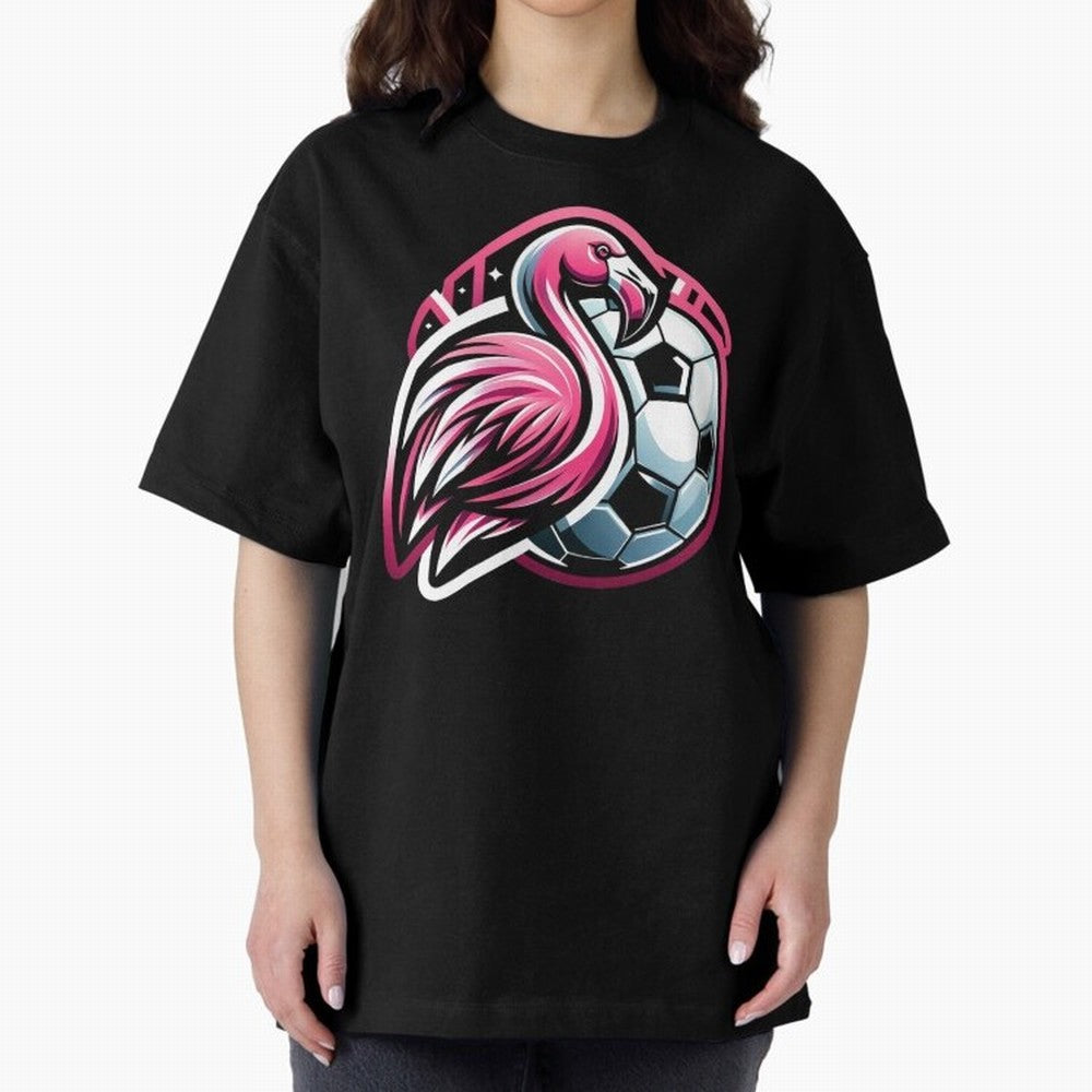 Flamingo & Soccer Fusion Classic T-Shirt Feel the Heartbeat of Match Day Hype around FIFA World Cup 2026, Messi, Neymar and Mbappe, Netherlands, Stadium Memories, Football Loyalty, International Chants and Championship Tradition; Ideal for