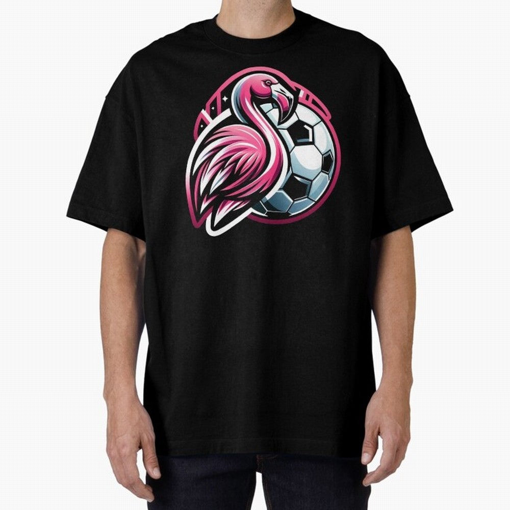 Flamingo & Soccer Fusion Classic T-Shirt Feel the Heartbeat of Match Day Hype around FIFA World Cup 2026, Messi, Neymar and Mbappe, Netherlands, Stadium Memories, Football Loyalty, International Chants and Championship Tradition; Ideal for