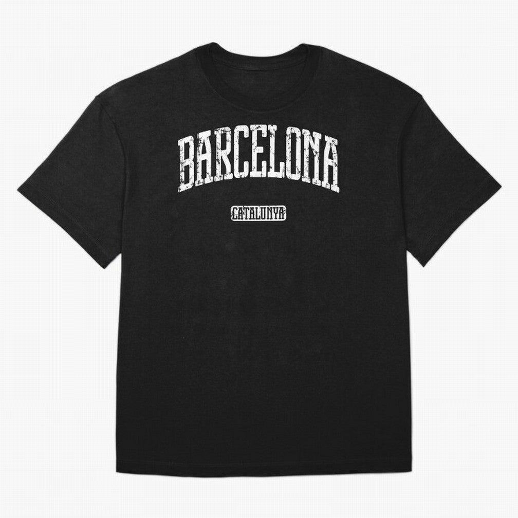 Barcelona (White Print) Essential T-Shirt Experience Global Football Passion for FIFA World Cup 2026, Capturing Messi, Neymar and Mbappe, England, Soccer Culture, Superstar Moments, National Team Dreams and Competitive Fire; Great for Watch