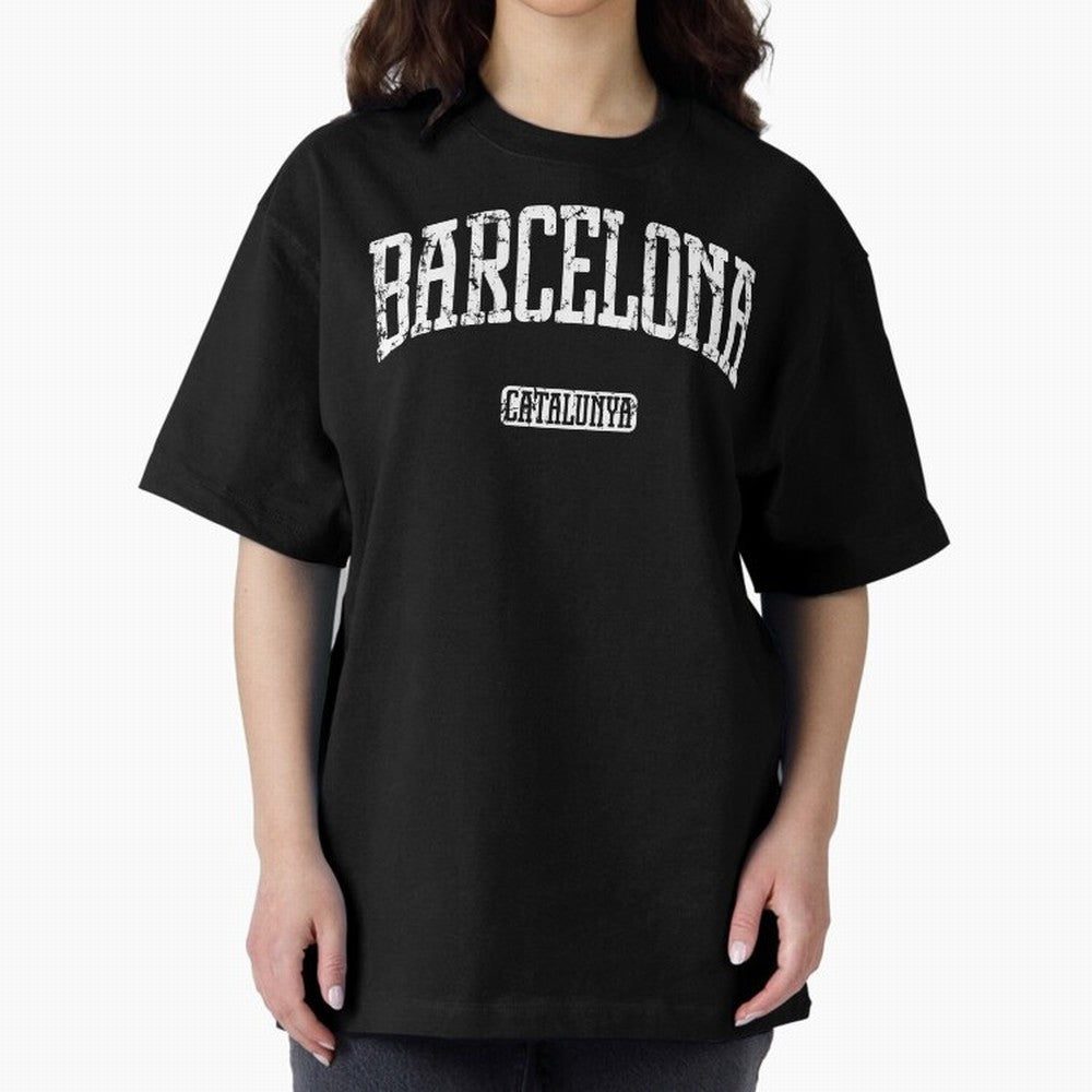 Barcelona (White Print) Essential T-Shirt Experience Global Football Passion for FIFA World Cup 2026, Capturing Messi, Neymar and Mbappe, England, Soccer Culture, Superstar Moments, National Team Dreams and Competitive Fire; Great for Watch