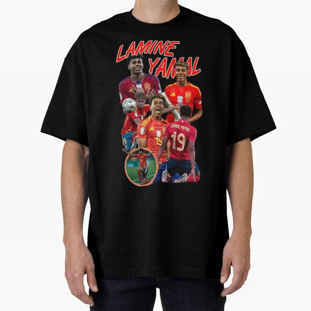 Lamine Yamal - Wonderkid Classic T-Shirt Keep the Legacy of Match Day Hype around FIFA World Cup 2026 USA Canada Mexico, Messi, CR7 and Mbappe, England, Global Supporter Spirit, Legendary Goals, National Colors and Tournament Celebration; Made for
