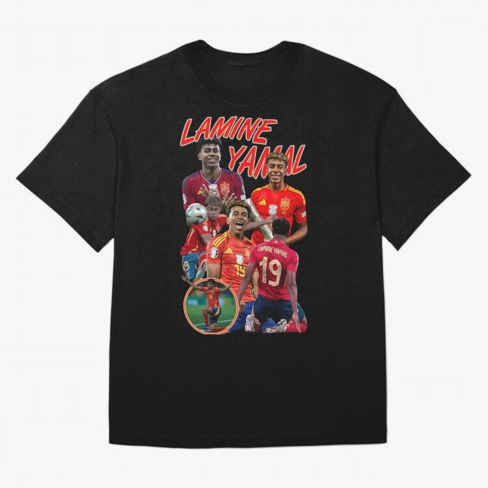 Lamine Yamal - Wonderkid Classic T-Shirt Keep the Legacy of Match Day Hype around FIFA World Cup 2026 USA Canada Mexico, Messi, CR7 and Mbappe, England, Global Supporter Spirit, Legendary Goals, National Colors and Tournament Celebration; Made for