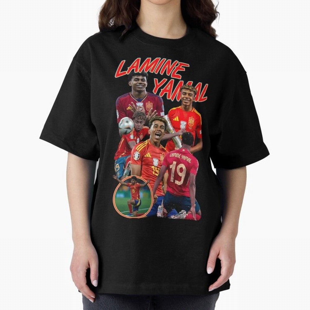 Lamine Yamal - Wonderkid Classic T-Shirt Keep the Legacy of Match Day Hype around FIFA World Cup 2026 USA Canada Mexico, Messi, CR7 and Mbappe, England, Global Supporter Spirit, Legendary Goals, National Colors and Tournament Celebration; Made for
