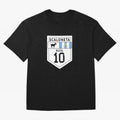 Scaloneta - Messi 10 - Goat Oversized T-Shirt Bring Match Day Fire to the FIFA World Cup 2026 USA Canada Mexico Journey through Messi, Neymar and Mbappe Highlights, England Pride, Stadium Chants, National Pride, Trophy Dreams and Unforgettable