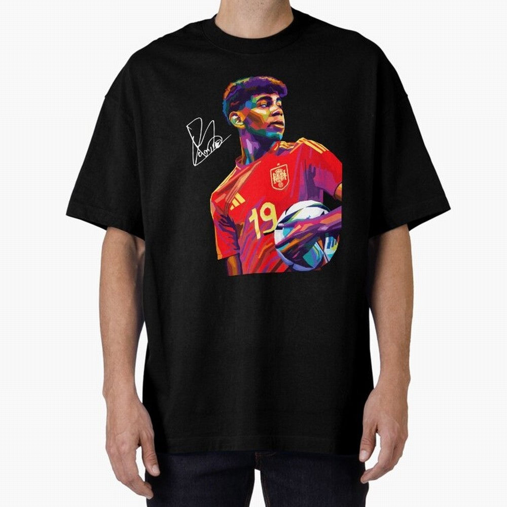 Lamine Yamal Wpap Art Classic T-Shirt Refresh Global Football Passion for FIFA World Cup 2026 Group Stage, Celebrating CR7, Portugal, Spain and Germany, Stadium Chants, National Pride, Trophy Dreams and Unforgettable Football Memories; Ideal for