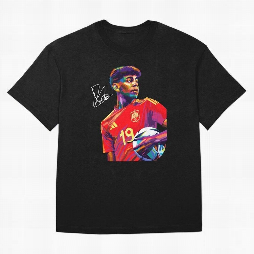 Lamine Yamal Wpap Art Classic T-Shirt Refresh Global Football Passion for FIFA World Cup 2026 Group Stage, Celebrating CR7, Portugal, Spain and Germany, Stadium Chants, National Pride, Trophy Dreams and Unforgettable Football Memories; Ideal for