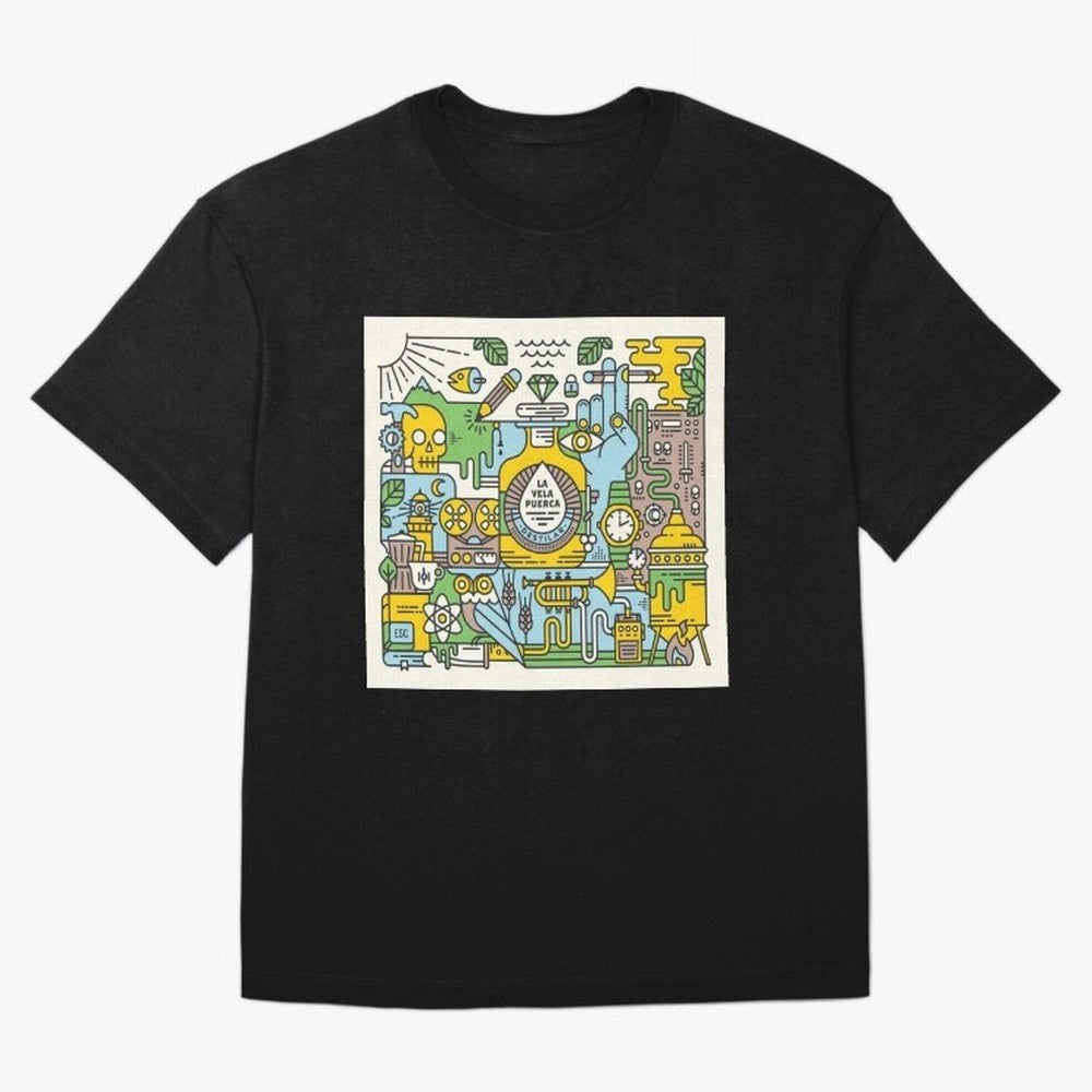 LA VELA PUERCA ROCK Oversized T-Shirt Bring a Vintage Feel to FIFA World Cup 2026 USA Canada Mexico Celebrating Haaland and Mbappe, France Energy, Football Festival Excitement, Trophy Ambitions, Country Rivalries and Star Player Buzz; Perfect for