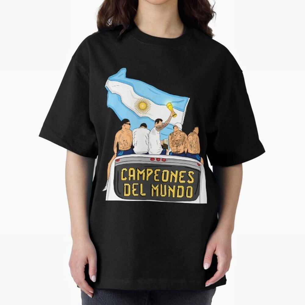 vamo vamo campeones Essential T-Shirt Spotlight FIFA World Cup 2026 Spirit, Filled with Spain and Netherlands, CR7 and Messi, Championship Spirit, Famous Goals, Roaring Crowds and International Football Unity; Great for Supporters Who Love