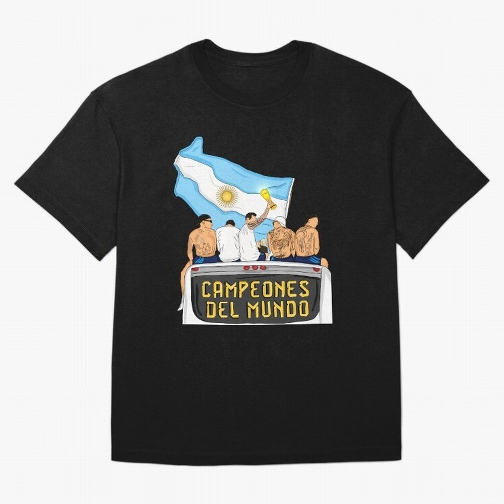 vamo vamo campeones Essential T-Shirt Spotlight FIFA World Cup 2026 Spirit, Filled with Spain and Netherlands, CR7 and Messi, Championship Spirit, Famous Goals, Roaring Crowds and International Football Unity; Great for Supporters Who Love