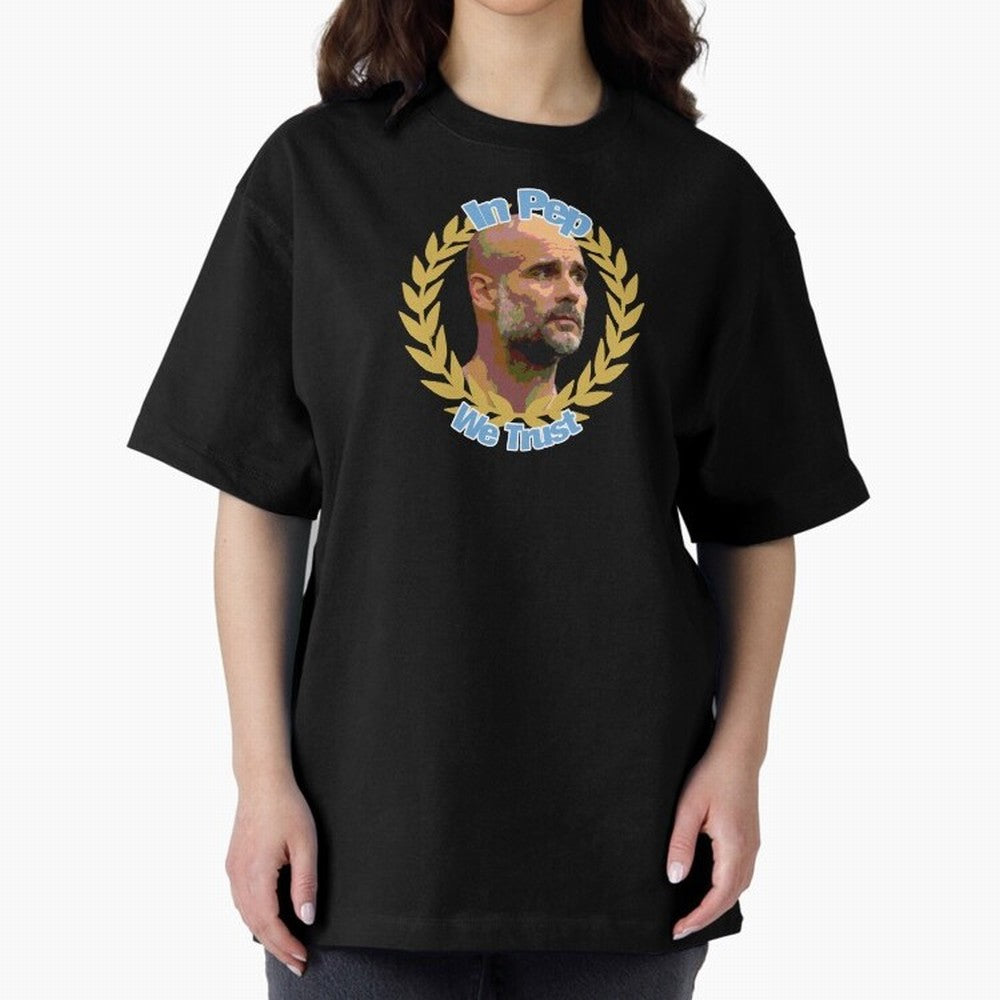 Manchester City - In Pep We Trust Classic T-Shirt Relive the Noise and Pride of Match Day Hype around FIFA World Cup 2026 USA Canada Mexico, Messi, CR7 and Mbappe, Argentina and Brazil, Retro Football Energy, Iconic Rivalries, Trophy Chase Drama