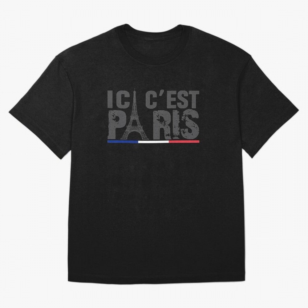 ici c'est paris Essential T-Shirt Turn Every Weekend Toward FIFA World Cup 2026 for Fans of CR7 and Portugal, Spain and Germany, Bringing Soccer Culture, Superstar Moments, National Team Dreams and Competitive Fire; Great for Supporters Who Love