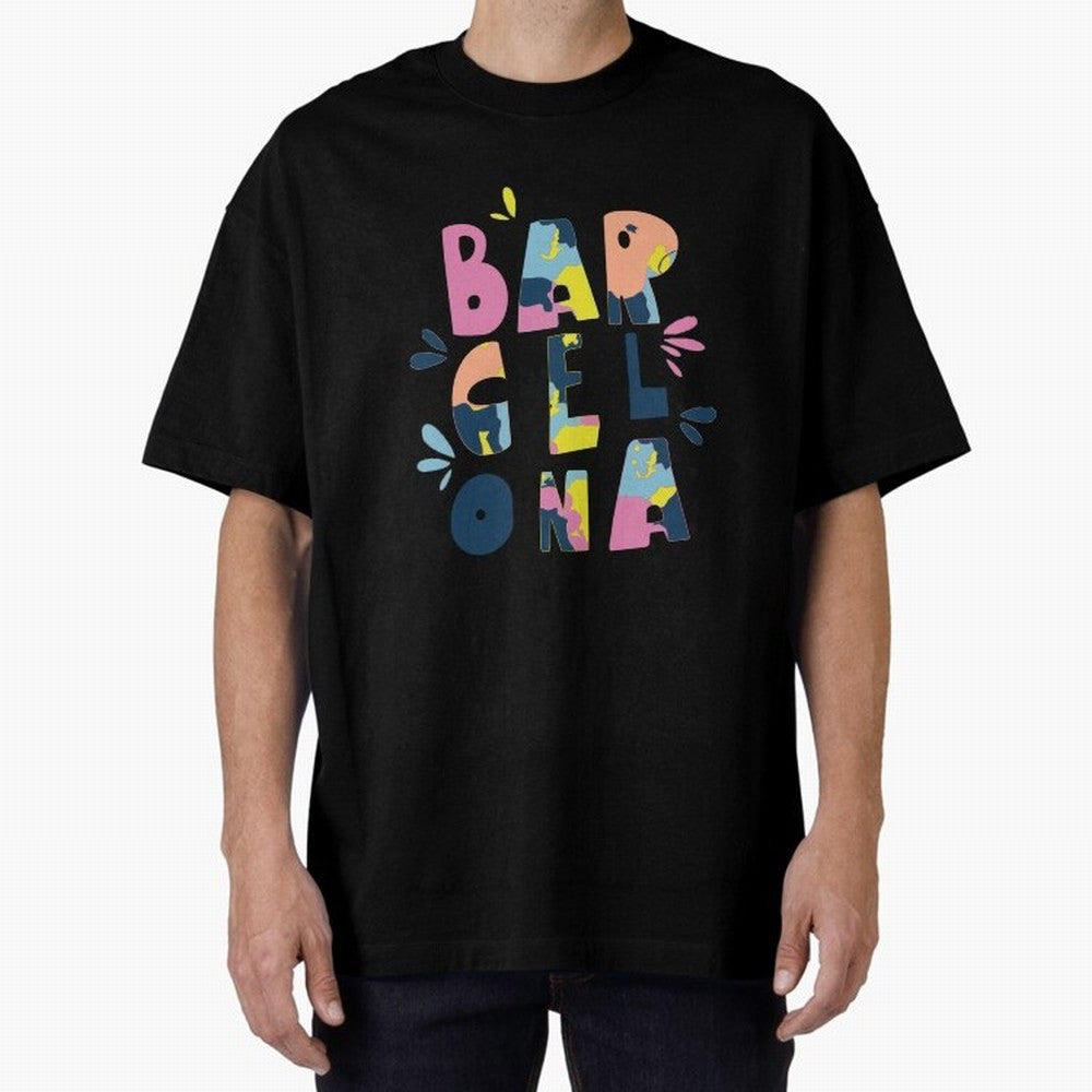 Barcelona Letters Classic T-Shirt Bring Match Day Fire to FIFA World Cup 2026 for Fans of Messi, CR7 and Mbappe and Portugal, Bringing Goal Celebration Energy, Supporter Heritage, Football Icons and Worldwide Tournament Joy; Ideal for Passionate