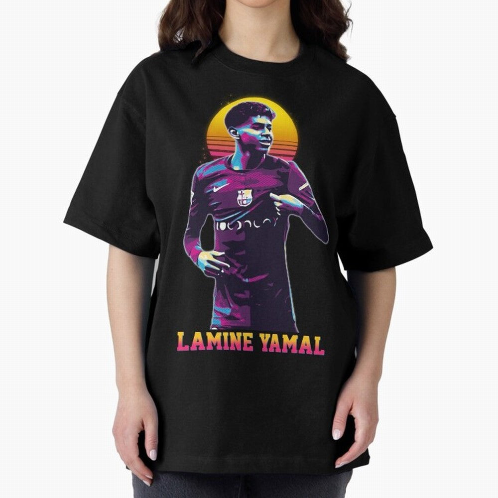LAMINE YAMAL Oversized T-Shirt Follow FIFA World Cup 2026 Group Stage Spirit, Centered on Netherlands, Messi, CR7 and Mbappe, Supporter Pride, Iconic Celebrations, Legendary Names and Global Match Day Energy; Made for Collectors Who Enjoy Iconic