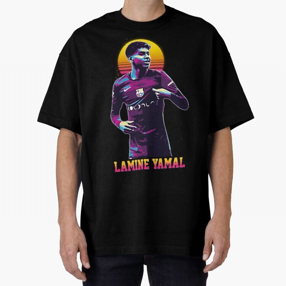LAMINE YAMAL Oversized T-Shirt Follow FIFA World Cup 2026 Group Stage Spirit, Centered on Netherlands, Messi, CR7 and Mbappe, Supporter Pride, Iconic Celebrations, Legendary Names and Global Match Day Energy; Made for Collectors Who Enjoy Iconic