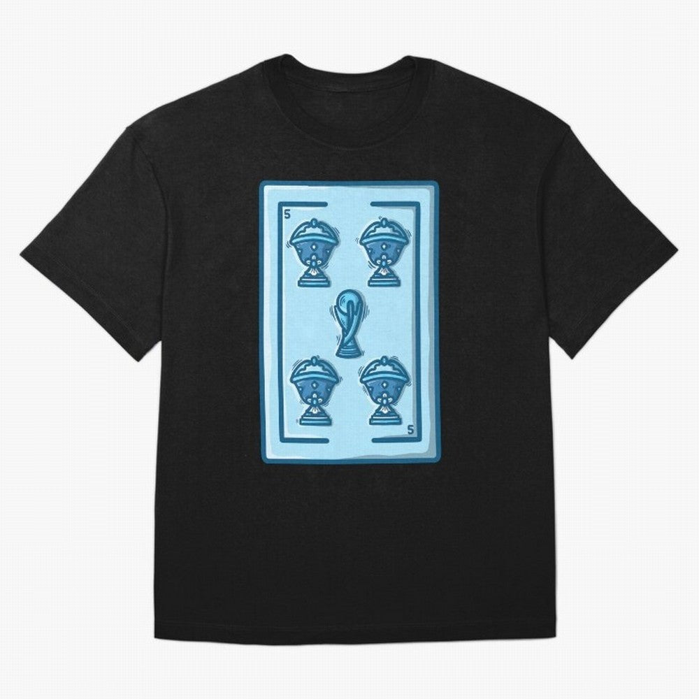 5 de copas - Argentina Classic T-Shirt Celebrate the Magic of FIFA World Cup 2026 Group Stage Spirit, Made for Brazil, Portugal and Argentina, Messi, Neymar and Mbappe, Stadium Memories, Football Loyalty, International Chants and Championship