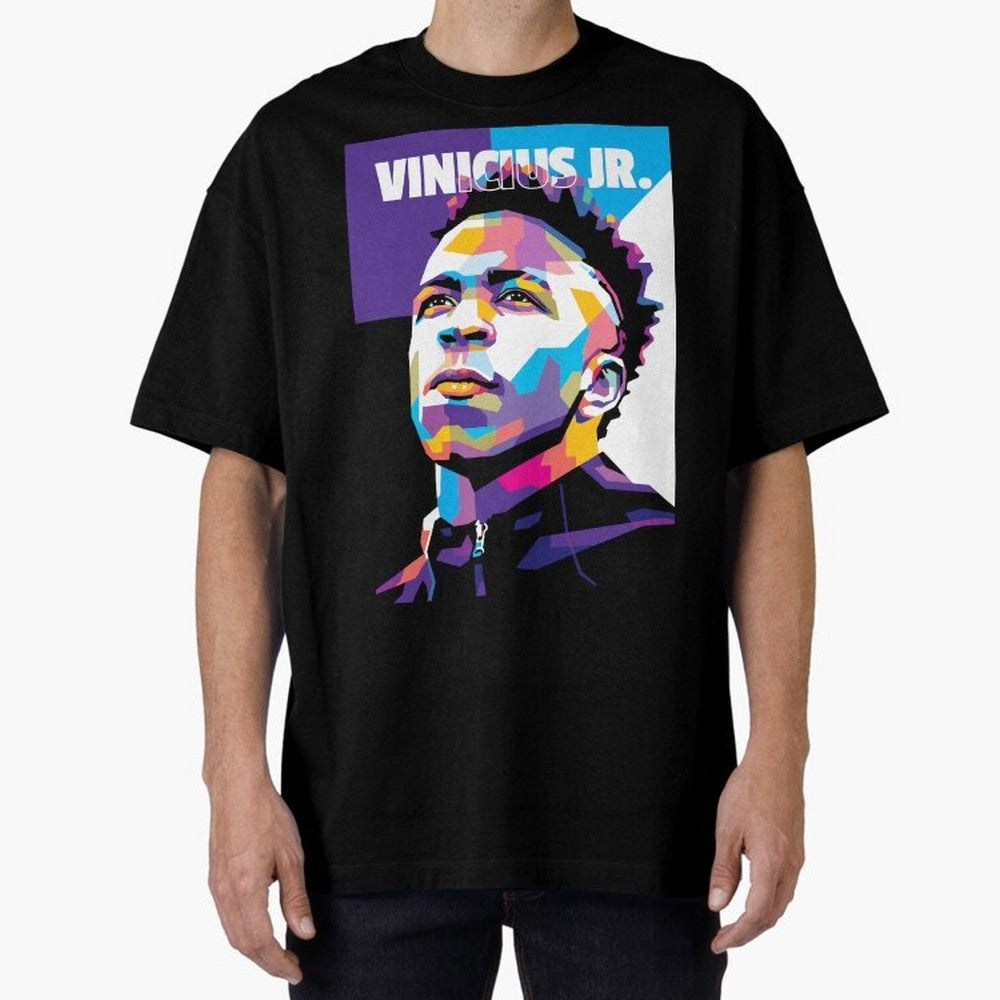 Vinicius Jr. in WPAP Style Essential T-Shirt Turn Football Passion into FIFA World Cup 2026 Made for Neymar, Haaland and Cristiano Ronaldo, Spain Energy, Stadium Memories, Football Loyalty, International Chants and Championship Tradition; Ideal for