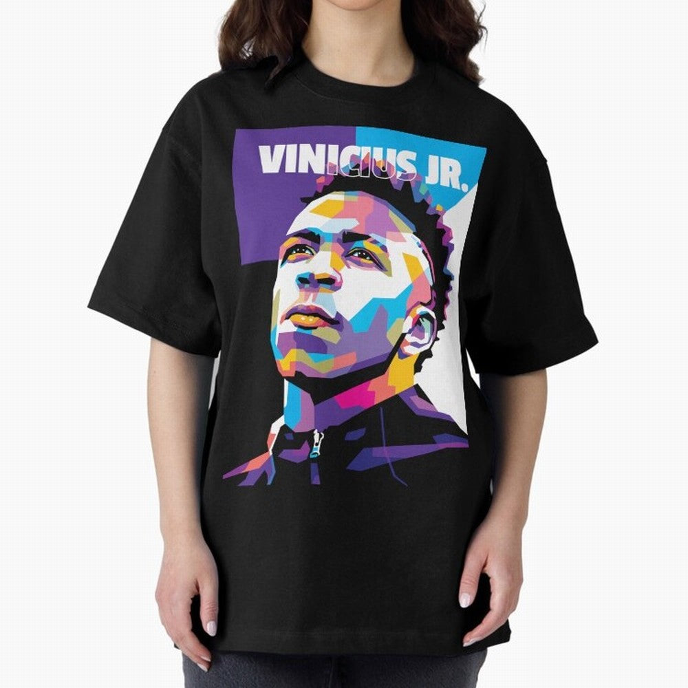 Vinicius Jr. in WPAP Style Essential T-Shirt Turn Football Passion into FIFA World Cup 2026 Made for Neymar, Haaland and Cristiano Ronaldo, Spain Energy, Stadium Memories, Football Loyalty, International Chants and Championship Tradition; Ideal for