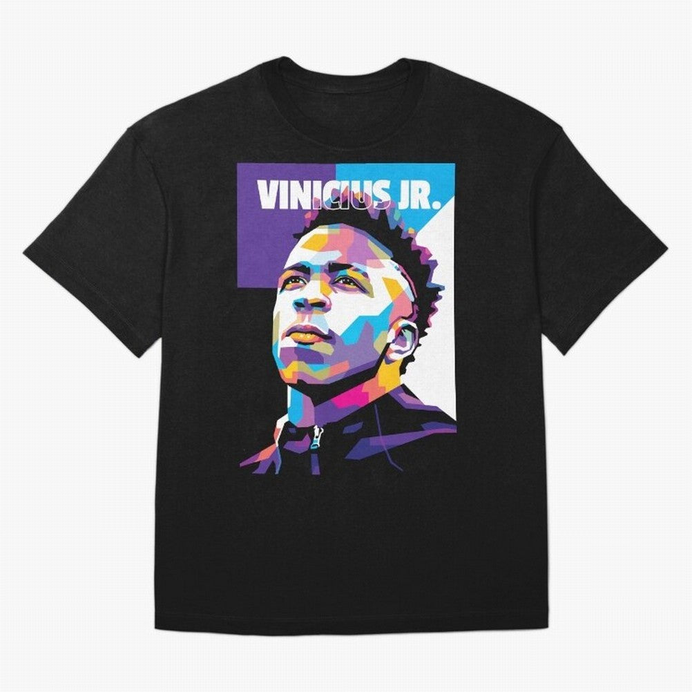 Vinicius Jr. in WPAP Style Essential T-Shirt Turn Football Passion into FIFA World Cup 2026 Made for Neymar, Haaland and Cristiano Ronaldo, Spain Energy, Stadium Memories, Football Loyalty, International Chants and Championship Tradition; Ideal for