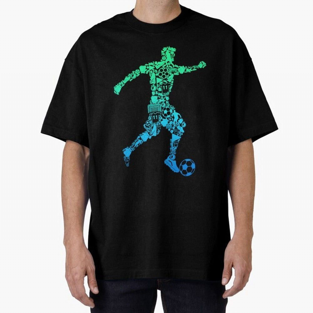 soccer soccer player boys kids Oversized T-Shirt Celebrate Football Dreams Across FIFA World Cup 2026 USA Canada Mexico for Fans of Haaland and England and Germany, Bringing Stadium Chants, National Pride, Trophy Dreams and Unforgettable Football
