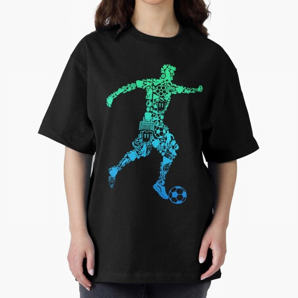 soccer soccer player boys kids Oversized T-Shirt Celebrate Football Dreams Across FIFA World Cup 2026 USA Canada Mexico for Fans of Haaland and England and Germany, Bringing Stadium Chants, National Pride, Trophy Dreams and Unforgettable Football