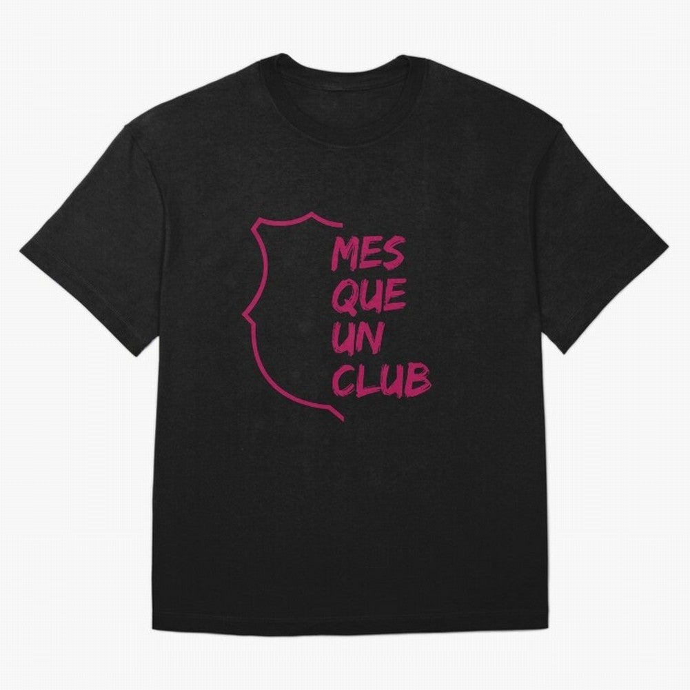 MES QUE UN CLUB Oversized T-Shirt Feel International Energy from FIFA World Cup 2026 Group Stage Centered on Neymar, Haaland and Cristiano Ronaldo, France and Portugal Energy, Retro Football Energy, Iconic Rivalries, Trophy Chase Drama and Stadium