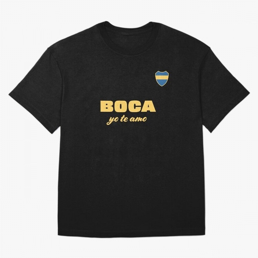 BOCA JUNIORS I LOVE YOU Fitted V-Neck T-Shirt Relive the FIFA World Cup 2026 Journey through Haaland and Mbappe Highlights, Argentina Pride, Worldwide Fan Energy, Dramatic Goals, Stadium Lights and Championship Celebrations; Perfect for People Who