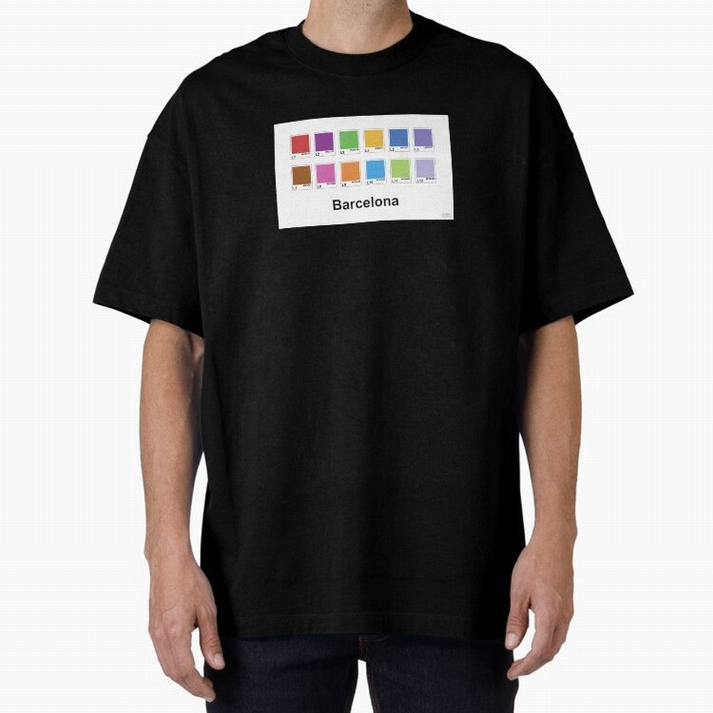 Barcelona Metro Colors Classic T-Shirt Mark FIFA World Cup 2026 USA Canada Mexico for Fans of Messi, Neymar and Mbappe and Brazil, Bringing Supporter Pride, Iconic Celebrations, Legendary Names and Global Match Day Energy; Perfect for Fans,